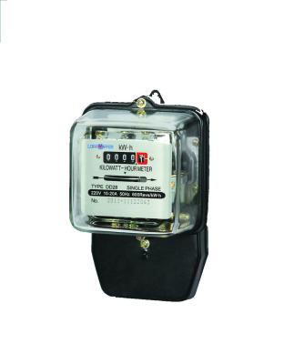 China Transparent Single Phase Electronic Energy Meter / Single Phase Power Meter 50Hz for sale