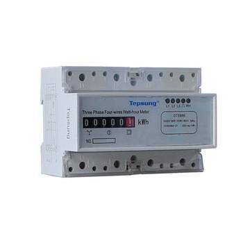 China Single Phase Digital Electric Meter DIN Rail With 6 Digits Register Display for sale