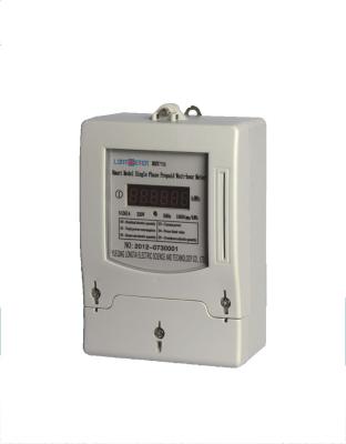 China Class One 3 Phase 4 Wire Static Watt Hour Meter With Transparent Plastic Cover for sale