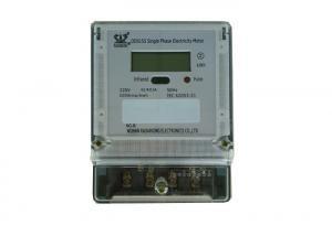 China Double Circuit Anti Single Phase Electric Meter For Home 7 Digits LCD Display for sale