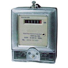 China Geschikte Digitale de Energiemeter van de Installatie Enige Fase, de Statische Elektriciteitsmeter van 1P Te koop