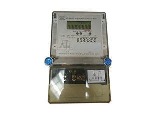 China Reliable Design Single Phase Electric Meter With ON / OFF Control LCD Display for sale