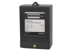 China 220V SMT Technology Single Phase Electric Meter With 5+1 Digits Display for sale