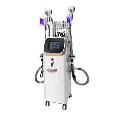 China Weight Loss Adelgazar Cryolipolysis Cavitation RF Machine with 4 Cryo Handles for Fat Removal Body Slimming Cryolipolysis Machine for sale