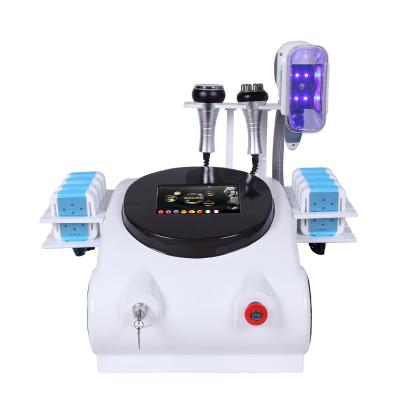 China Best Selling Weight Loss Slimming Cryolipolysis RF Machine Body Weigh Loss Ultrasonic RF Equipment With 8pcs Lipo Laser for sale