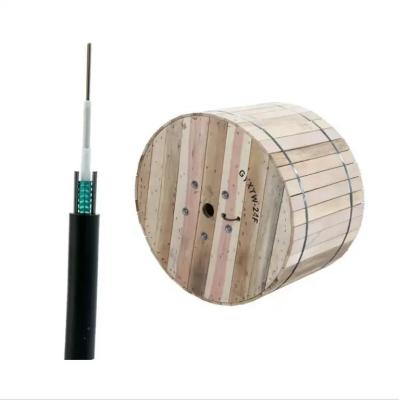 China GYXTW Fiber Optic Cable 6 12 24 Cores Optical Outdoor Cable for sale