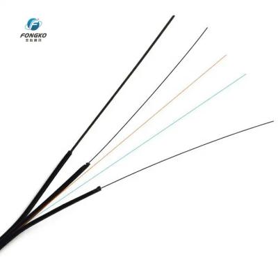 China Outdoor GJYXFCH 2*5mm FTTH Cable Reel Drum Fiber Drop Cable LSZH Self Supporting Optical Fiber Cable for sale