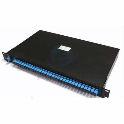 China 19 Inch 1x32 Plc Rack Mount Fiber Optic Splitter SC UPC for sale