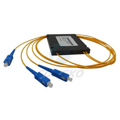 Китай Splitter PLC с соединителем 1*2 тип Splitter коробки Abs в 1 метр волокна PLC оптический продается