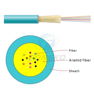 China Cabo de fibra ótica interno Mini Bundle 24Core de FONGKO Gjfv para uma comunicação à venda