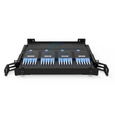 China 144 Port ODF Fiber Optic Patch Panel Distribution Frame LC/SC/ST/FC SPCC for sale