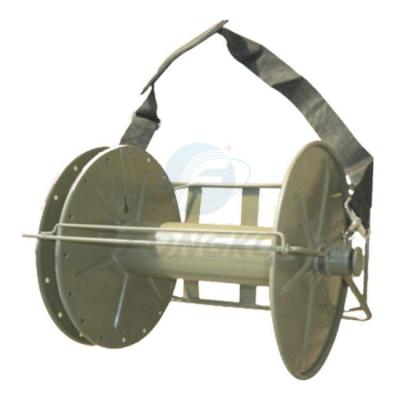 China Retractable Tactical Metal Fiber Optic Launch Reel Cart 1800M for sale