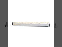 1U modular jack fully loaded with 24-port Category 6 UTP patch panel