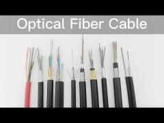 Black Steel Tape Armored Fiber Optic Cable PE Jacket Free Samples FRP Core