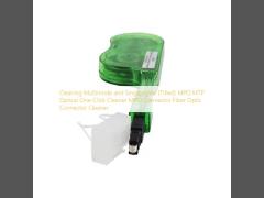 Cleaning Multimode and Singlemode (Tilted) MPO MTP Optical One-Click Cleaner MPO Connector Fiber Optic Connector Cleaner