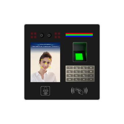 China New Arrival True Motion Detection Face Recognition And Software Terminal Access Control Attendance Fingerprint Recognition Time Biometric Device for sale