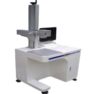 China Laser CUT laser marking machine small Lazer code printer / qr code / pvc tube laser printer with rotary device for sale