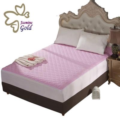 China Waterproof BSCI Certificated Bed Insect Pink Color Soft Pongee Quilted Mattress Protector Anti Natural And Breathable for sale