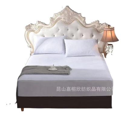 China Waterproof Textile Bedding Coral Fleece Laminated Bleach With TPU Waterproof Mattress Protector For Home Textile for sale