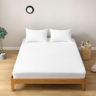 China 100% Premium Hypoallergenic Custom Made Waterproof Bamboo Terry Cloth Mattress Protector Mattress Cover For Bed Bugs for sale