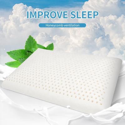 China 2022 New China Supplier Anti-static Soft Comfortable Soft Night Bound Orthopedic Neck Nursing Natural Massage Sponge Rubber Pillow for sale