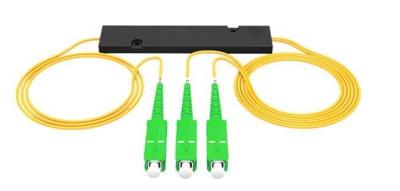 China Sc APC Upc Fibra óptica de modo único 1X2 acoplador FTTH Tipo de cassete Fibra óptica Ftb Splitter à venda