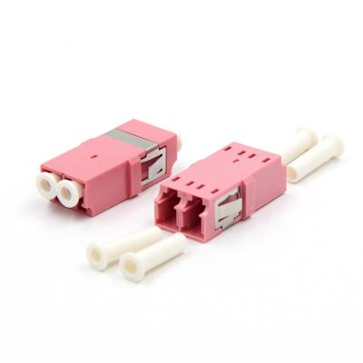 China LC Upc tot LC Upc Duplex Om4 Glasvezel Adapter met flens voor FTTH-communicatie Te koop