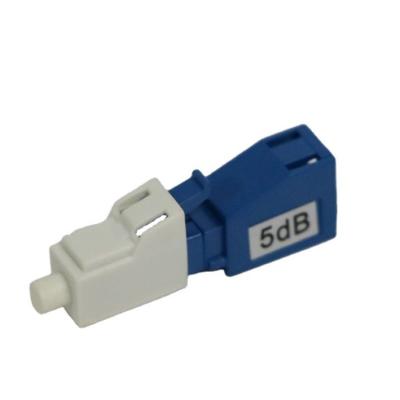 China LC APC Upc Attenuador de Fibra Óptica 1-25dB Opcional FTTH Fast Connector Adaptador Rápido à venda