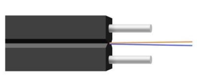 China LSZH Ein-Modus-Mehrmodus-FTTH-Abfallkabel Stahldraht Flachabfallkabel zu verkaufen