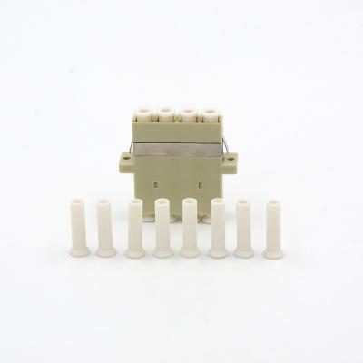 China FTTH-optische vezel LC Upc-adapter Multimode Quad Om1 Om2 Quad Coupler Te koop