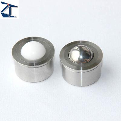 China Machinery RTS ZBCHAJ Press Fit Pom 65 lbs Trackball Transfer Bearing Nylon Ball Transfer Unit for sale