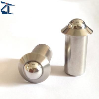 China ZFNS&ZFNN Machinery RTS Stainless Steel Press Fit Thumb Knurling Ball Nose Spring Plungers for sale