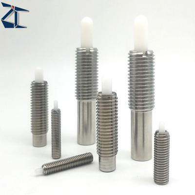 China Retractable Machinery RTS ZPJLK M3~M16 Nylon Metal Bolts Weld Headed Bolt Spring Plunger for sale