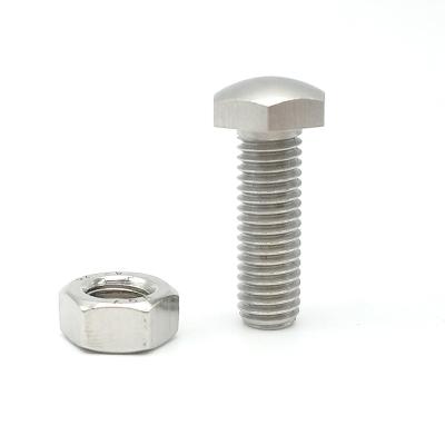 China Stainless Steel Low Price Heavy Hex Round Cylindrical Locating Head Pin With Hole Locating Bolts for sale