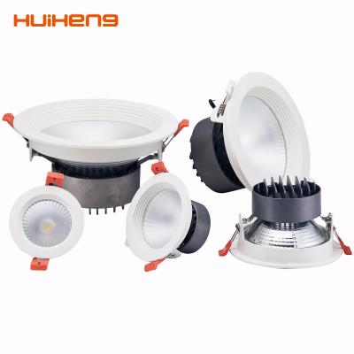 China Modern Recessed Down Light 7W 10W 15W 20W 30W Modern Commercial Indoor COB Spot Light 4 Inch Housing Ceiling Recessed Led Downlight for sale