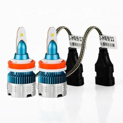 China H1 H3 H4 H7 H8 H11 9005 9006 LED Car Headlight Bulbs MI2 White light for sale