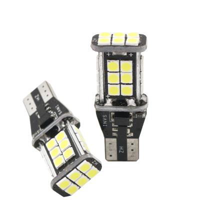 China T15 3030 24SMD Canbus LED Headlight 12V Highlight Reversing Car Corner Light for sale