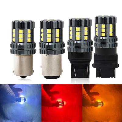 China White LED Car Turn Signal Lights Auto 12V 24V 2835 45SMD 1156 1157 T25 3156 3157 T20 7440 7443 Canbus Bulbs Car Led for sale