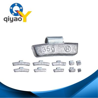 China Galvanized CE Pb/ZN/FE/PB lead clip on alloy wheels wheel weight for alloy rims tire scales/pb wheel counterweight for sale