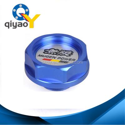 China Mugen Car Engine Fuel Oil Filler Filter Tank Cap Cover Aluminum Blue Plug For Honda for sale