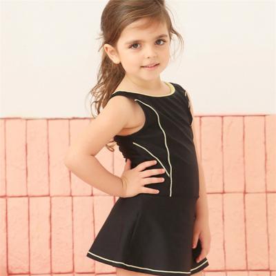 China Kids Breathable Modern Girls Style Sleeveless Rashguard Long Swimwear For Kids Swimwear Kids Swimwear for sale