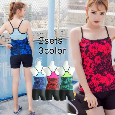 China Breathable Different Types Beach Summer Surf Wear Sleeveless Floral Printing Women Outside Girl Swimming Wear for sale