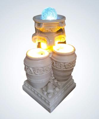 China New design home decoration pond fountain, Buddha water fountain, resin fountain for sale