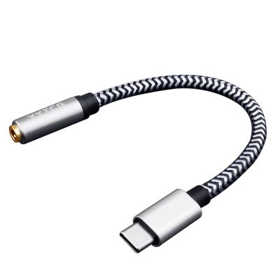 China Car Type C Audio Cable Adapter Type C Earphone To 3.5 Mm Aux Type Headset Microphone Earphone. adapter audio c to 3.5 cable for sale