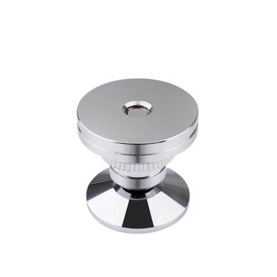 China audio & YYAUDIO Visual Gold Plated Speaker Spike Isolation Feet Brass Cone Solid Steel CD Amplifier Stand for sale