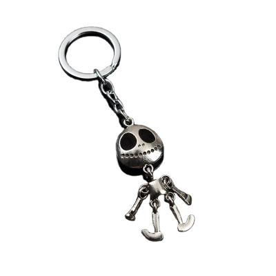 China Funny Halloween Gift Metal Fake Key Chain Metal Key Chain Bag Car Key Pendant z183 for sale