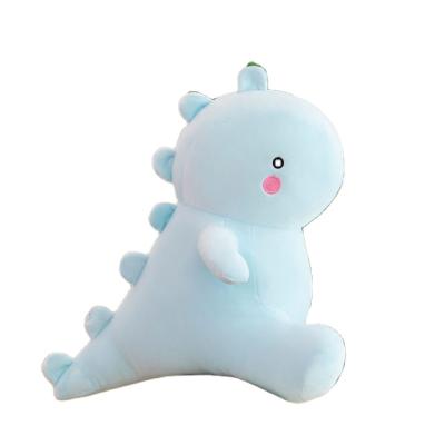 China Pink Blue Soft Cotton Stuffed Dino Plushie For Baby Kids Stuffed Dinosaur Plush Toys Kawaii Dinosaur Dolls Plush Pillow PP z123 for sale