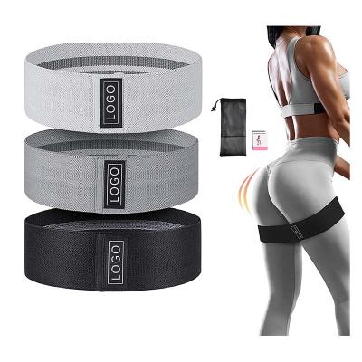 China Hip Resistance Exercise Band Cotton Resistance Band Set Fitness Band Booty And Glutes Hip Circle For Exercise Bands for sale