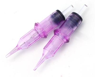 China Wholesale New Style Permanent Purple Permanent Makeup Tattoo Needle PMU SMP Eyebrow Lip Microblading Tattoo Cartridge Needle for sale