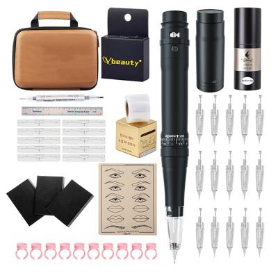 China High Quality Permanent Makeup Machine Set Microblading Eyebrow Lip PMU&SMP Tattoo Pen Machine Kit for sale